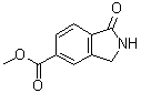 结构式 CAS# 926307-72-4, 1-氧代-2,3-二氢-1H-异吲哚-5-羧酸甲酯