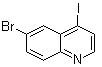 结构式 CAS# 927801-23-8, 6-溴-4-碘喹啉