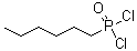 Hexylphosphonyl dichloride molecular structure (CAS 928-64-3)