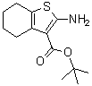 structure of CAS# 92932-02-0, tert-Butyl 2-amino-4,5,6,7-tetrahydrobenzo[b]thiophene-3-carboxylate