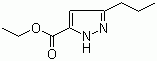 结构式 CAS# 92945-27-2, 3-丙基吡唑-5-甲酸乙酯