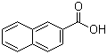 结构式 CAS# 93-09-4, 2-萘甲酸