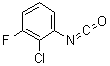 结构式 CAS# 93110-05-5, 2-氯-3-氟苯基异氰酸酯