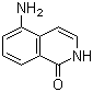 structure of CAS# 93117-08-9, 5-Amino-1(2H)-isoquinolinone;5-Amino-2H-isoquinolin-1-one