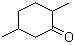 structure of CAS# 932-51-4, 2,5-Dimethylcyclohexanone