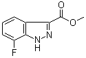 structure of CAS# 932041-13-9, Methyl 7-fluoro-1H-indazole-3-carboxylate