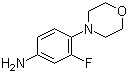structure of CAS# 93246-53-8, 3-Fluoro-4-morpholinoaniline