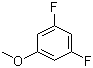 structure of CAS# 93343-10-3, 3,5-Difluoroanisole;3,5-Difluoro-1-methoxybenzene