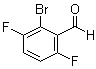 结构式 CAS# 934987-26-5, 2-溴-3,6-二氟苯甲醛