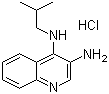structure of CAS# 935521-01-0, N4-(2-Methylpropyl)-3,4-quinolinediamine hydrochloride