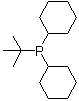 structure of CAS# 93634-87-8, tert-Butyldicyclohexylphosphine;Dicyclohexyltert-butylphosphine