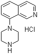 structure of CAS# 936643-79-7, 8-(1-Piperazinyl)isoquinoline hydrochloride