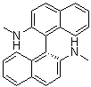 结构式 CAS# 93713-30-5, (1R)-N,N'-二甲基-[1,1'-联萘]-2,2'-二胺