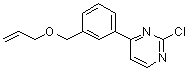 structure of CAS# 937273-29-5, 4-(3-(Allyloxymethyl)phenyl)-2-chloropyrimidine