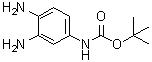 结构式 CAS# 937372-03-7, N-(3,4-二氨基苯基)氨基甲酸叔丁酯