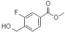 结构式 CAS# 937636-18-5, 3-氟-4-(羟基甲基)苯甲酸甲酯