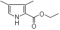 结构式 CAS# 938-75-0, 3,4-二甲基吡咯-2-羧酸乙酯