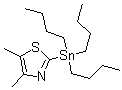 structure of CAS# 938181-92-1, 4,5-Dimethyl-2-(tributylstannyl)thiazole;4,5-Dimethyl-2-(tributylstannyl)-1,3-thiazole