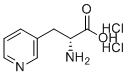 结构式 CAS# 93960-21-5, (R)-2-氨基-3-(吡啶-3-基)丙酸二盐酸盐