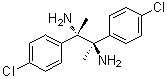 structure of CAS# 939983-16-1, rel-(2R,3S)-2,3-Bis(4-chlorophenyl)-2,3-butanediamine;meso-2,3-Bis(4-chlorophenyl)butane-2,3-diamine