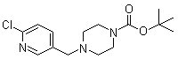 structure of CAS# 939986-35-3, 4-[(6-Chloro-3-pyridinyl)methyl]-1-piperazinecarboxylic acid tert-butyl ester