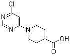 1-(6-Chloro-4-pyrimidinyl)-4-piperidinecarboxylic acid molecular structure (CAS 939986-75-1)