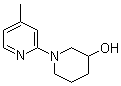 结构式 CAS# 939986-81-9, 1-(4-甲基-2-吡啶基)-3-哌啶醇