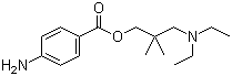 structure of CAS# 94-15-5, Dimethocaine;3-Diethylamino-2,2-dimethylpropyl 4-aminobenzoate; 4-Aminobenzoic acid 3-(diethylamino)-2,2-dimethylpropyl ester; Larocaine; NSC 68927