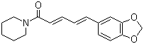 Piperine molecular structure (CAS 94-62-2)