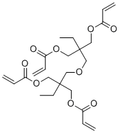 structure of CAS# 94108-97-1, Ditrimethylolpropane tetraacrylate