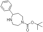 结构式 CAS# 941712-23-8, 5-苯基-1,4-二氮杂环庚烷-1-羧酸叔丁酯