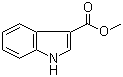 结构式 CAS# 942-24-5, 吲哚-3-甲酸甲酯; 3-吲哚甲酸甲酯
