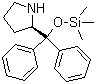 structure of CAS# 943757-71-9, (R)-Diphenylprolinol trimethyl silyl ether;(2R)-2-[Diphenyl[(trimethylsilyl)oxy]methyl]pyrrolidine