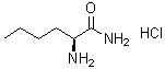 结构式 CAS# 94787-97-0, L-正亮氨酰胺盐酸盐