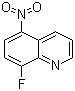 结构式 CAS# 94832-39-0, 8-氟-5-硝基喹啉