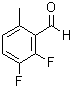 structure of CAS# 949026-74-8, 2,3-Difluoro-6-methylbenzaldehyde;5,6-Difluoro-2-methylbenzaldehyde