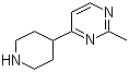 structure of CAS# 949100-33-8, 2-Methyl-4-(piperidin-4-yl)pyrimidine;2-Methyl-4-(4-piperidinyl)pyrimidine