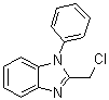 结构式 CAS# 94937-86-7, 2-氯甲基-1-苯基-1H-苯并咪唑