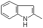 structure of CAS# 95-20-5, 2-Methylindole;2-Methyl-1H-indole