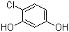 structure of CAS# 95-88-5, 4-Chlororesorcinol;1,3-Dihydroxy-4-chlorobenzene; 4-Chloro-1,3-dihydroxybenzene