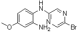 结构式 CAS# 950845-96-2, N1-(5-溴-2-吡嗪基)-4-甲氧基-1,2-苯二胺