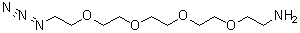 结构式 CAS# 951671-92-4, 14-叠氮基-3,6,9,12-四氧杂十四烷-1-胺