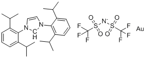 IPrAuNTf2 molecular structure (CAS 951776-24-2)