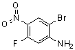 structure of CAS# 952664-69-6, 2-Bromo-5-fluoro-4-nitroaniline;2-Bromo-5-fluoro-4-nitrobenzenamine