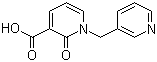 结构式 CAS# 954225-20-8, 1-(吡啶-3-基甲基)-2-氧代吡啶-3-甲酸