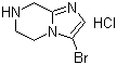structure of CAS# 954239-19-1, 3-Bromo-5,6,7,8-tetrahydroimidazo[1,2-a]pyrazine hydrochloride