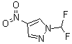 结构式 CAS# 956477-64-8, 1-(二氟甲基)-4-硝基-1H-吡唑