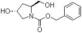 structure of CAS# 95687-41-5, Cbz-trans-4-Hydroxy-L-prolinol