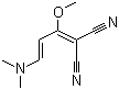structure of CAS# 95689-38-6, 1,1-Dicyano-2-methoxy-4-dimethylamino-1,3-butadiene