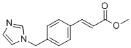 structure of CAS# 956932-46-0, Ozagrel Impurity 11;methyl (E)-3-[4-(imidazol-1-ylmethyl)phenyl]prop-2-enoate
